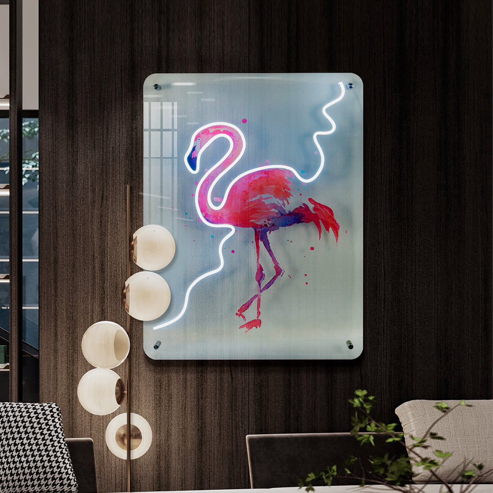 Flamingo Light Installation Art