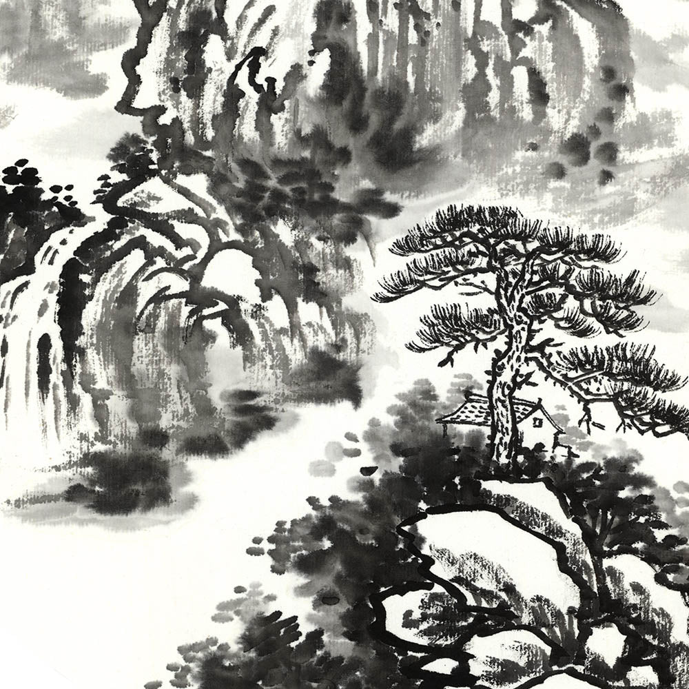 Ink Landscape (18)-Puyue Zhang