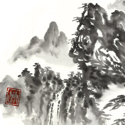 Ink Landscape(27)-Puyue Zhang