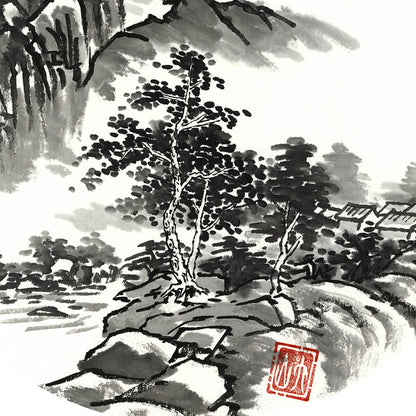 Ink Landscape (22)-Puyue Zhang