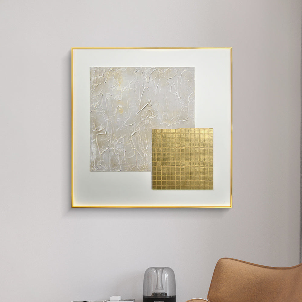 Gold Foil Acrylic Installation Art