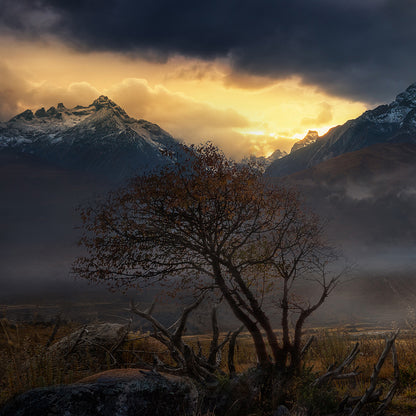 Snow Mountain Landscape-Wuchao Du