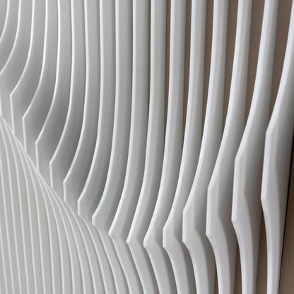 Wave Pattern Acrylic Installation Art