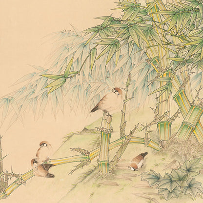 Clear Flying Drizzle bBird Out of Nest-Yuquan Hu