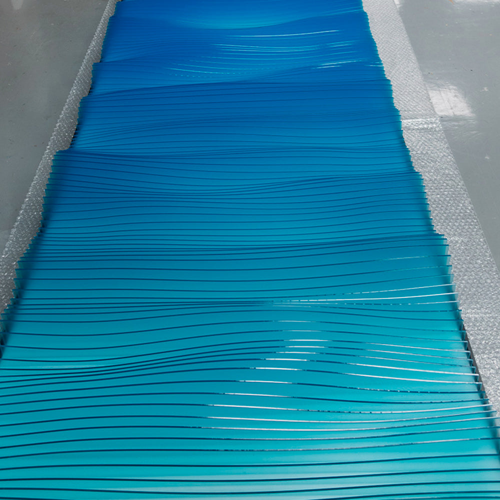 Undulating Acrylic Installation Art