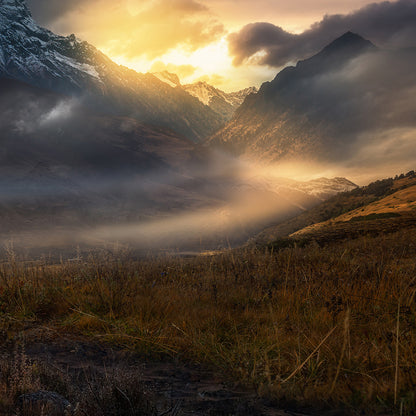 Snow Mountain Landscape-Wuchao Du