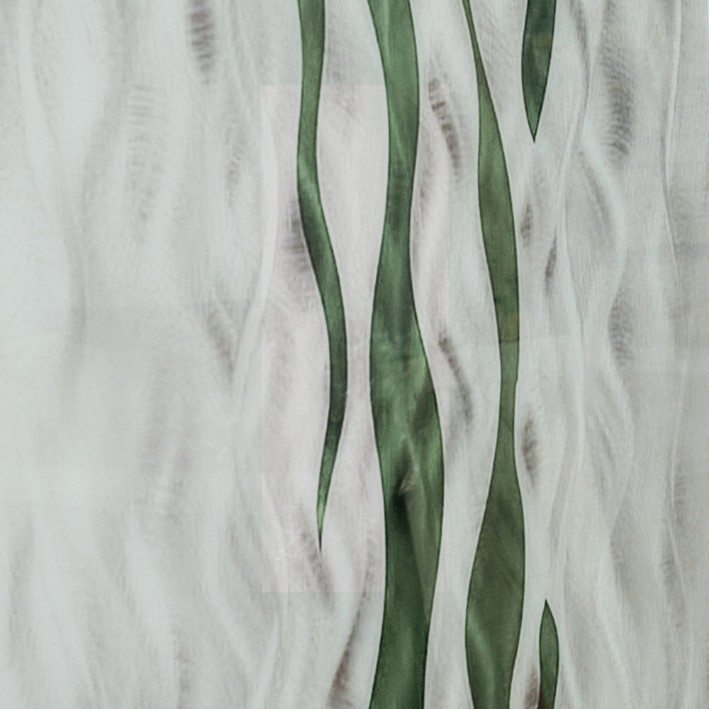 Green Linear Acrylic Installation Art