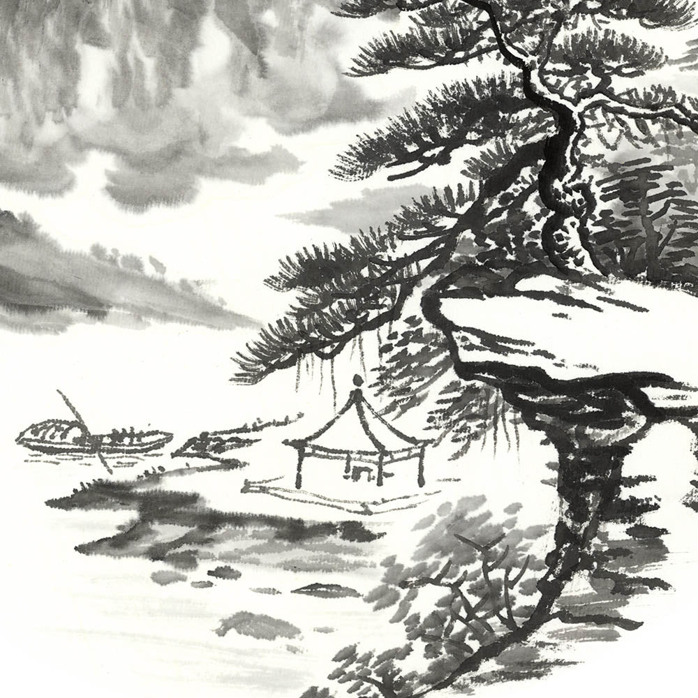 Ink Landscape (15)-Puyue Zhang