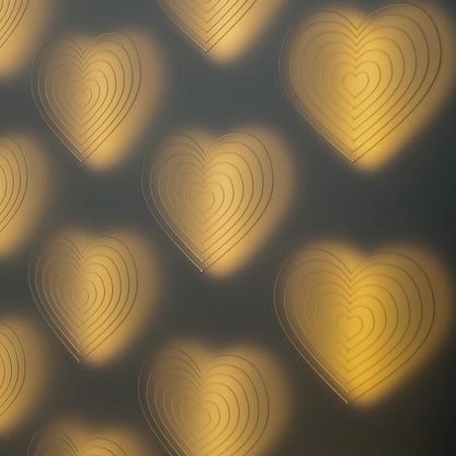 Frosted Heart Lighting Installation Art