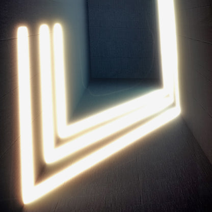 Geometric Space Lighting Installation Art