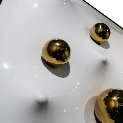 Gold Ball Acrylic Installation Art