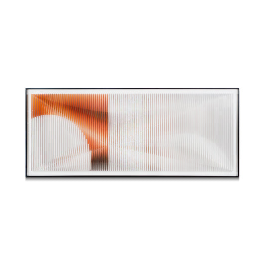 Orange White Acrylic Installation Art