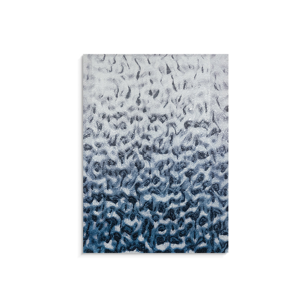 Blue Gradient Texture Acrylic Installation Art