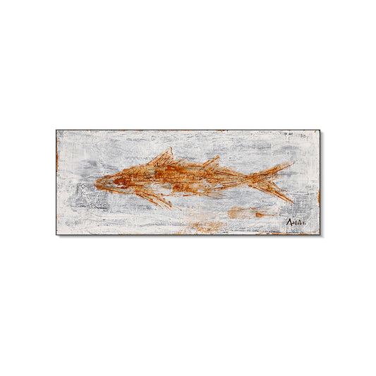 "Whale Fall"Mixed Media Painting